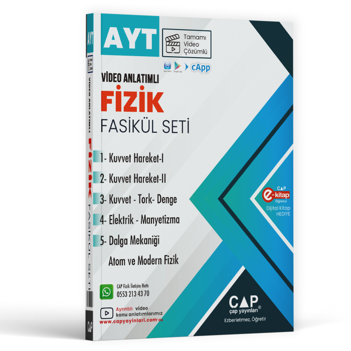 ÇAP YKS AYT SET FİZİK - 2025-26